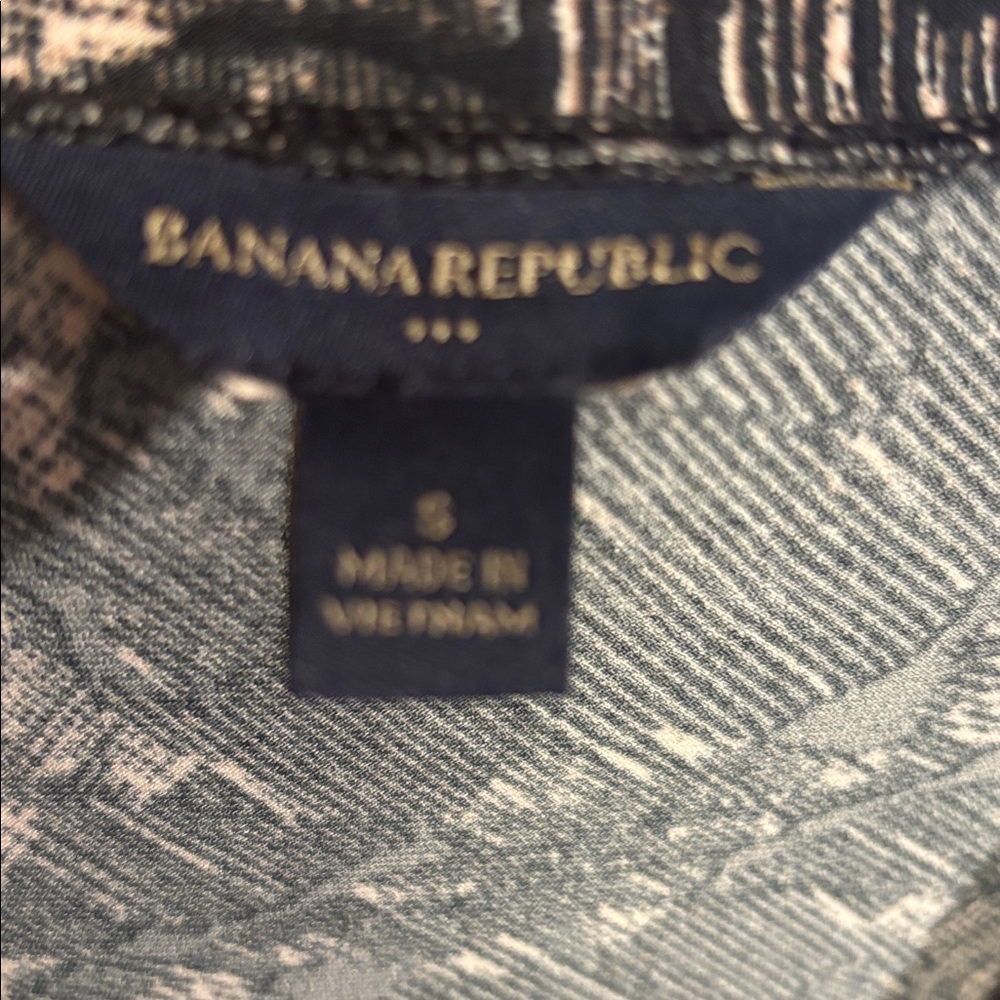 Banana Republic Black and Gray Midi Dress - Picture 3 of 4